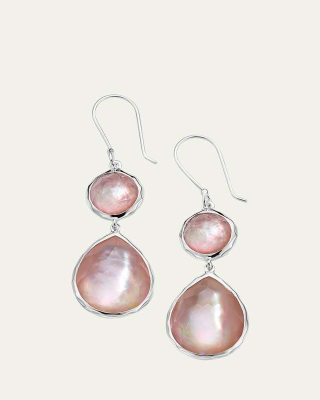 Double Drop Earrings in Sterling Silver
